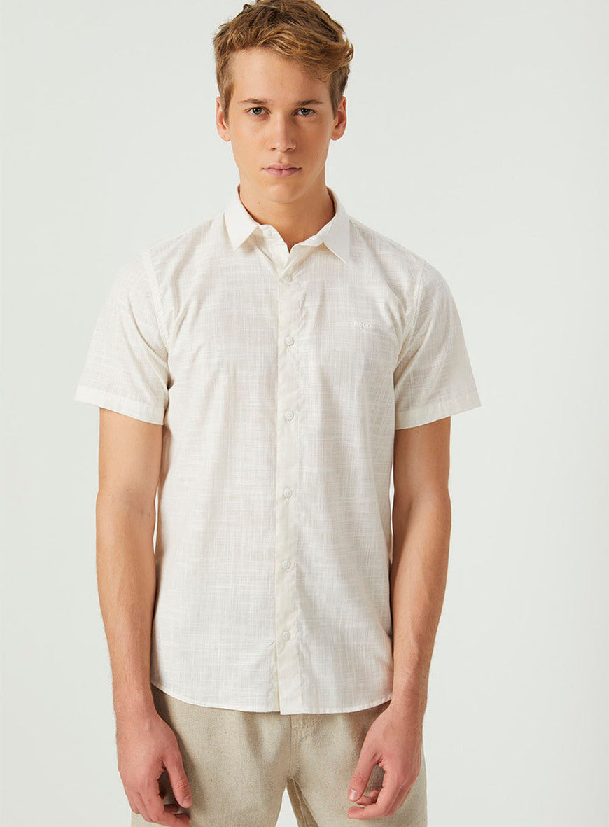 Embroidered Slim Fit Shirt Clc