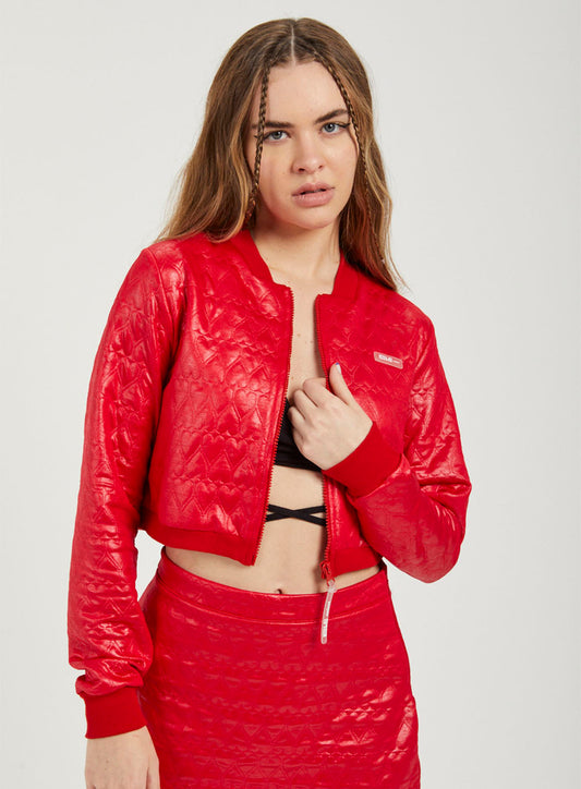 Chaqueta bomber acolchada Heartbit