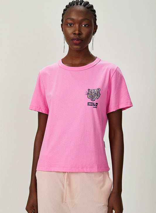 Camiseta de manga corta "Not In The Mood" CLC