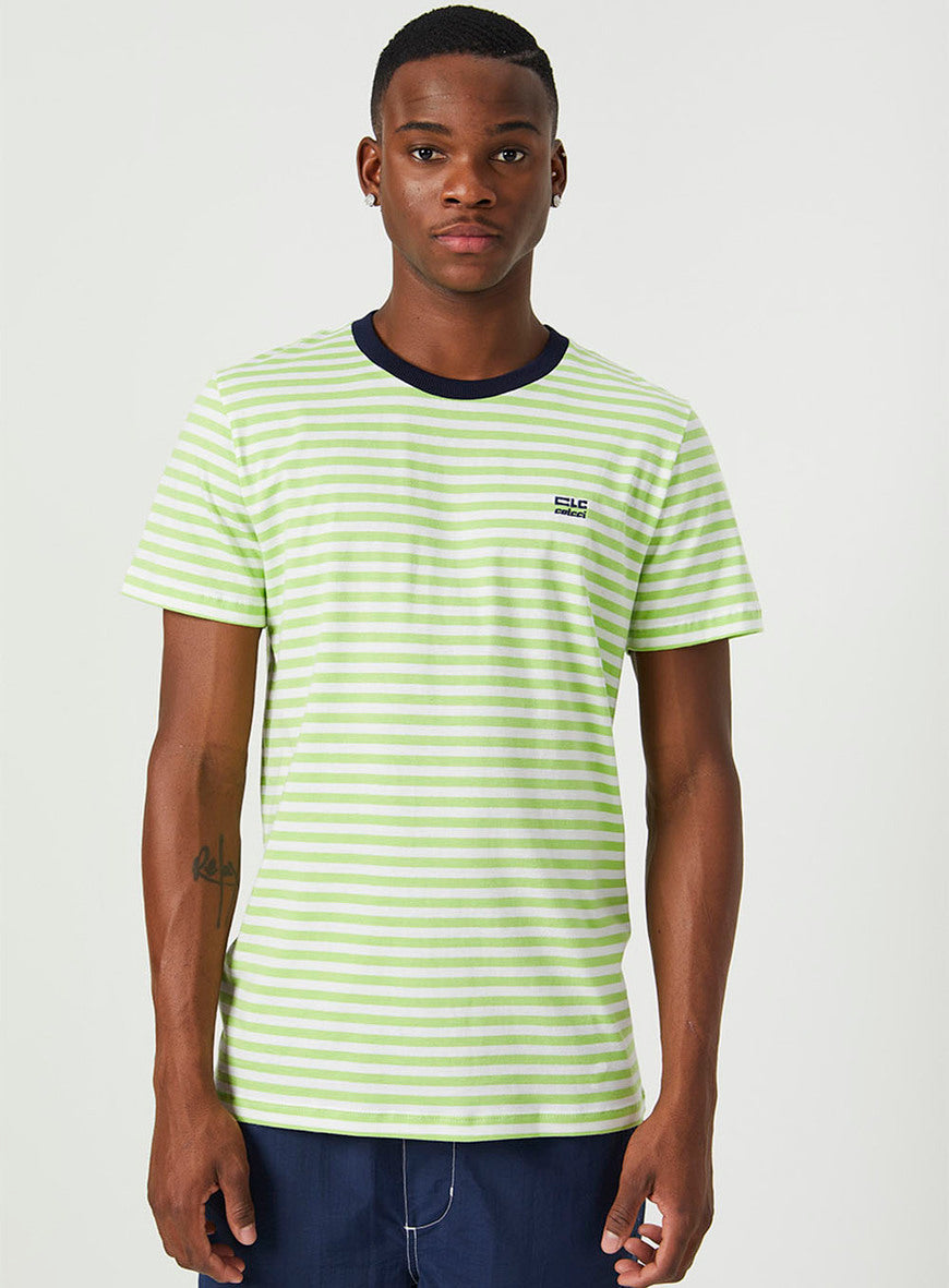 Camiseta slim listrada