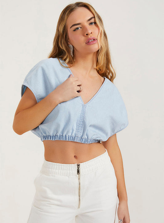 Camicetta in denim