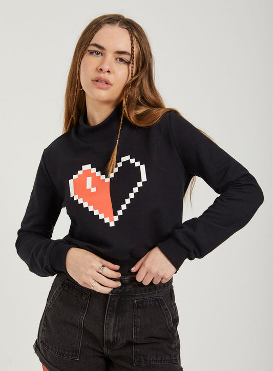 Felpa con cappuccio Heartbit CLC