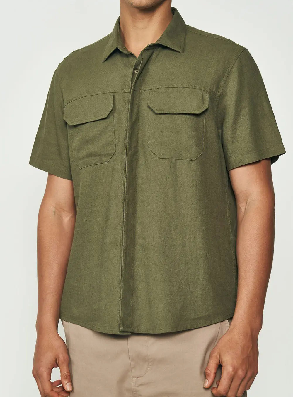 Camicia di lino rilassata