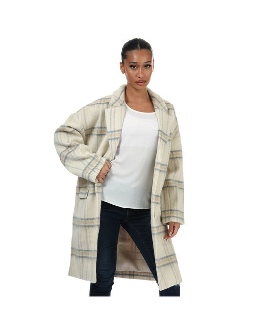 Cappotto Levi's Wool Cocoon da donna in crema