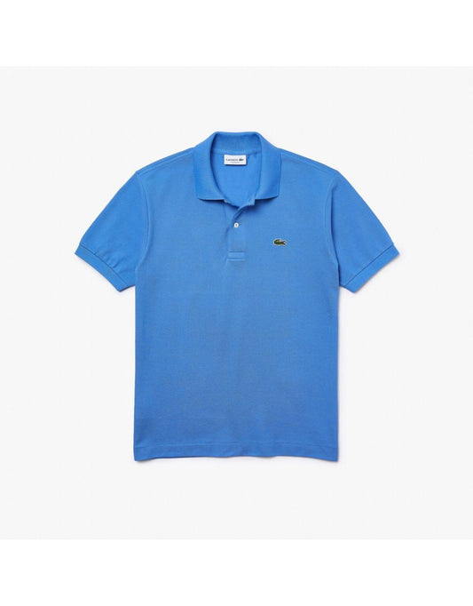 Camisa Polo Lacoste Original L.12.12 Masculina em Azul