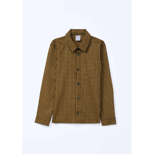 Camicia a quadri a maniche lunghe da ragazzo