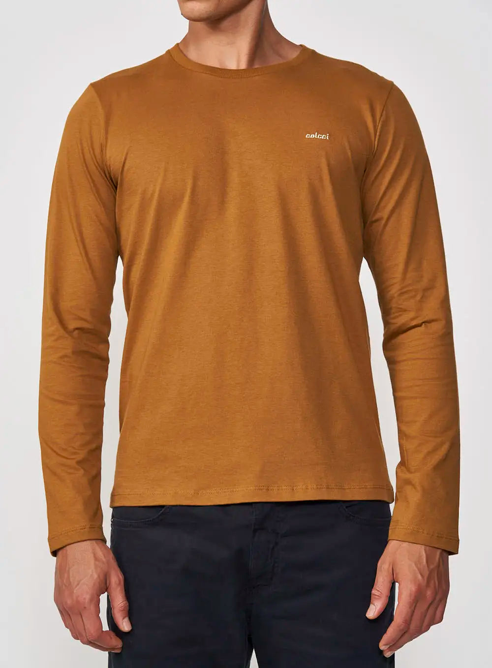 Camiseta de algodón de manga larga Essential