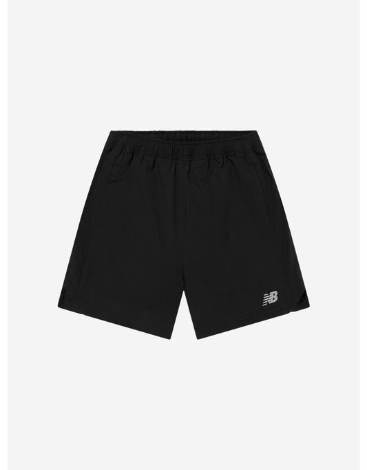 Pantalón corto de atletismo para chicos New Balance en negro