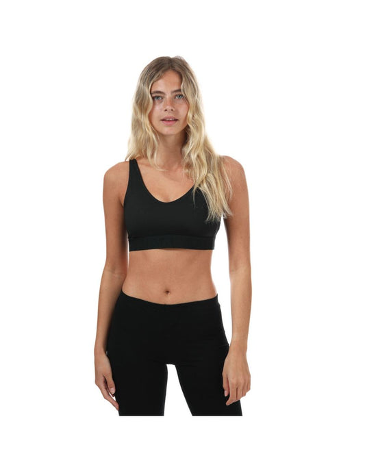Reggiseno sportivo Levi's Jade da donna in nero