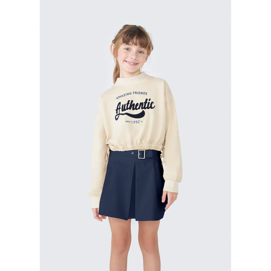 Top stampato da bambina