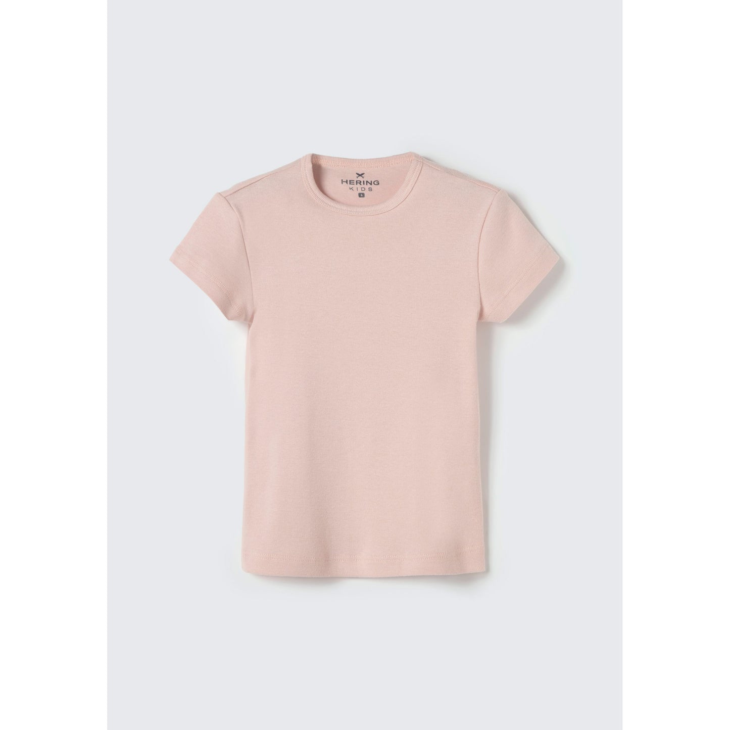 Top básico com nervuras para meninas pequenas