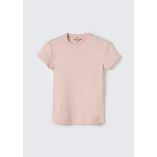 Top básico com nervuras para meninas pequenas