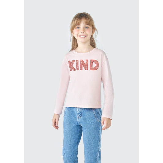Top bordado para meninas