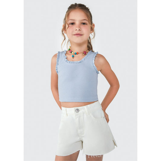 Shorts de sarja para meninas