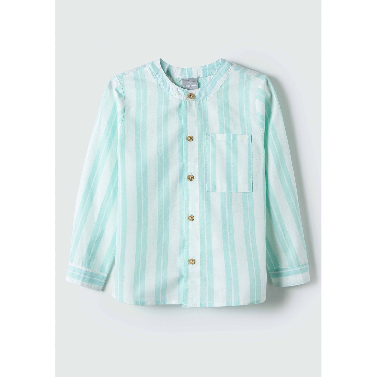 Camicia a righe a maniche lunghe per bambino