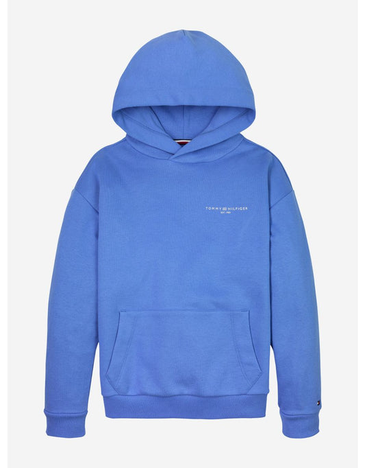 Sudadera con capucha infantil Mini Corp Logo en azul
