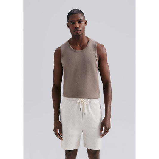Pantaloncini da uomo in misto lino