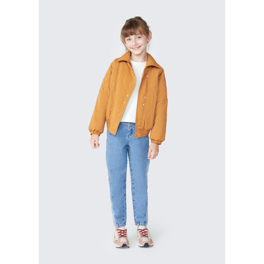 Giacca Puffer a collo alto da bambina