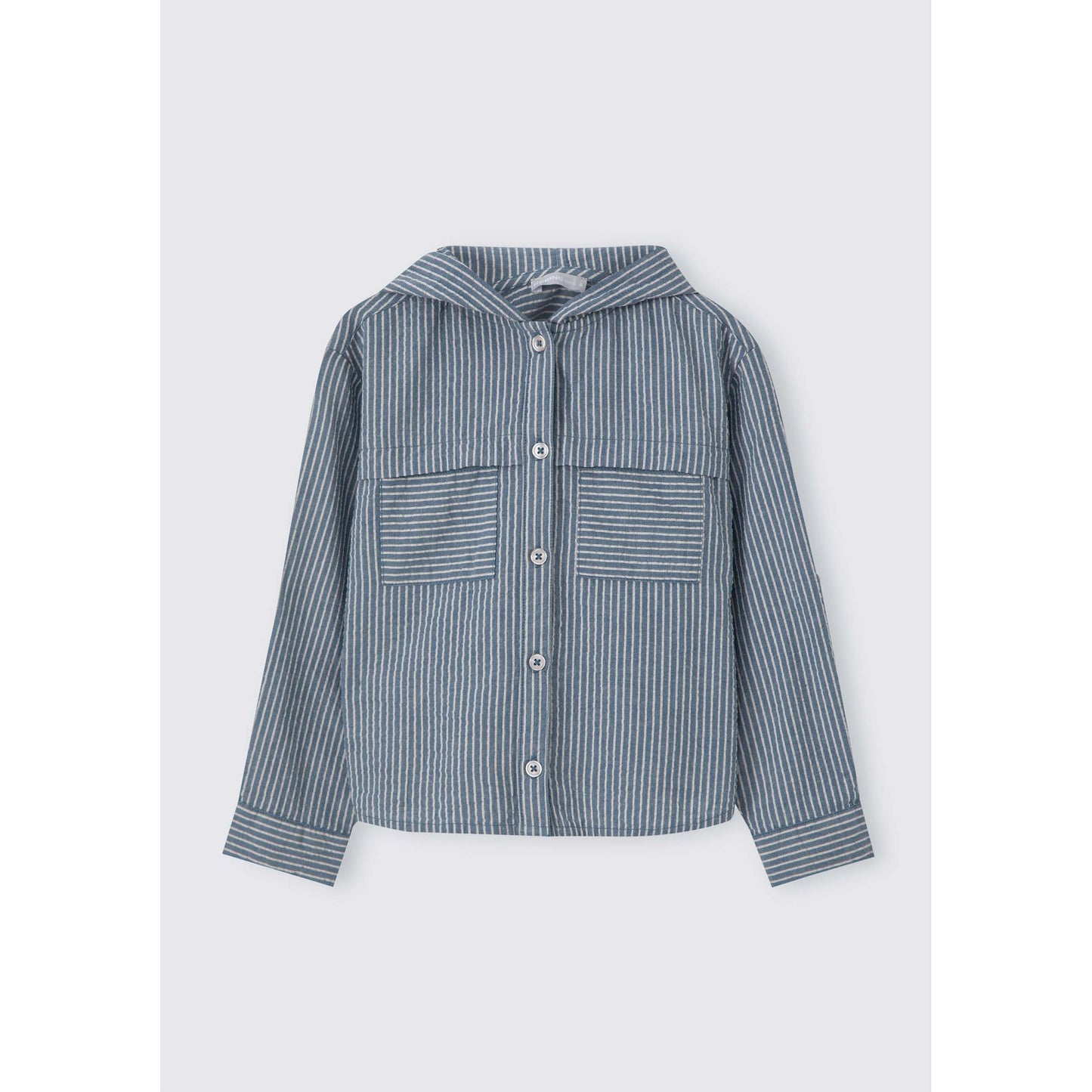 Camicia a righe a maniche lunghe per bambini piccoli
