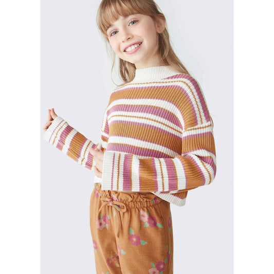 Jersey de cuello alto para niña