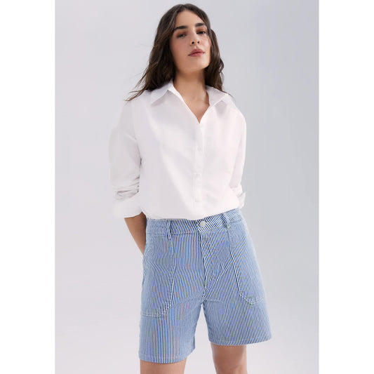 Men's Twill Striped Shorts