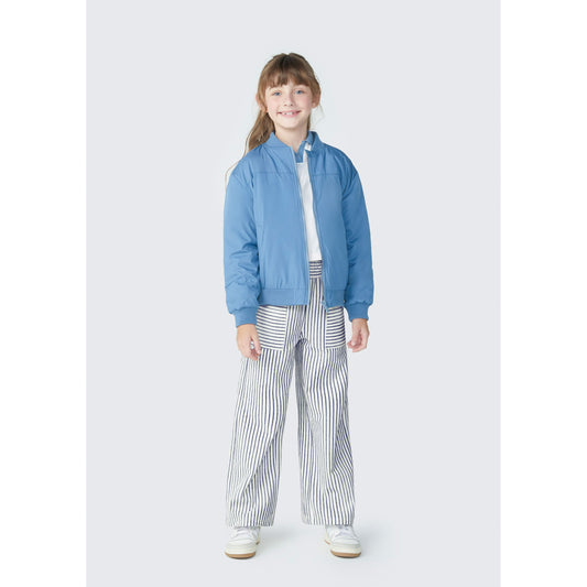 Chaqueta de cuello alto infantil unisex