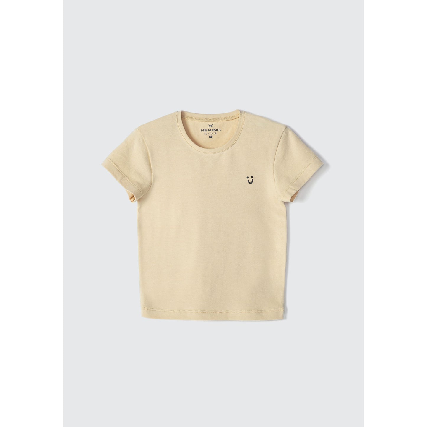 Camiseta básica de manga corta para niña pequeña