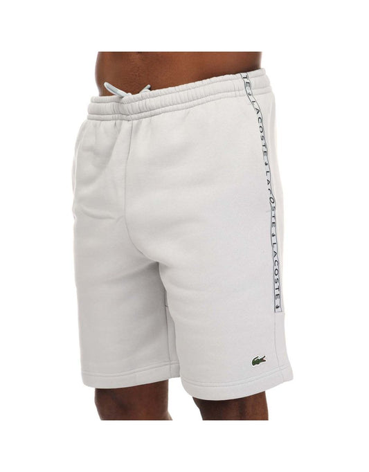 Pantaloncini Lacoste Signature Print Jogger Uomo - Grigio