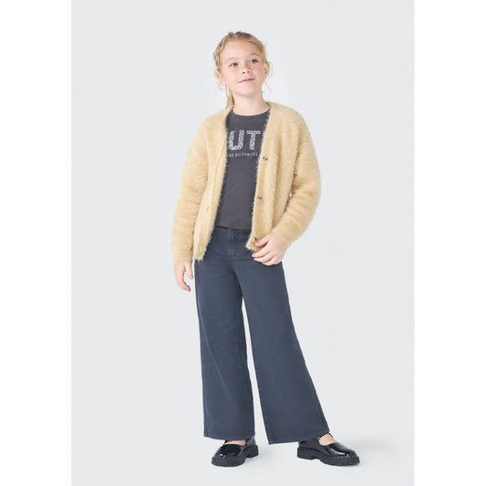 Cardigan da bambina in maglia morbida