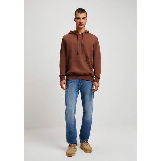 Pantaloni da uomo in denim dal taglio dritto con elastan