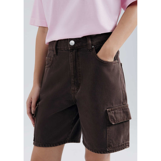 Men's Twill Cargo Shorts, Garment Dyed