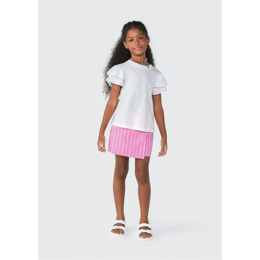 Blusa com babados para meninas