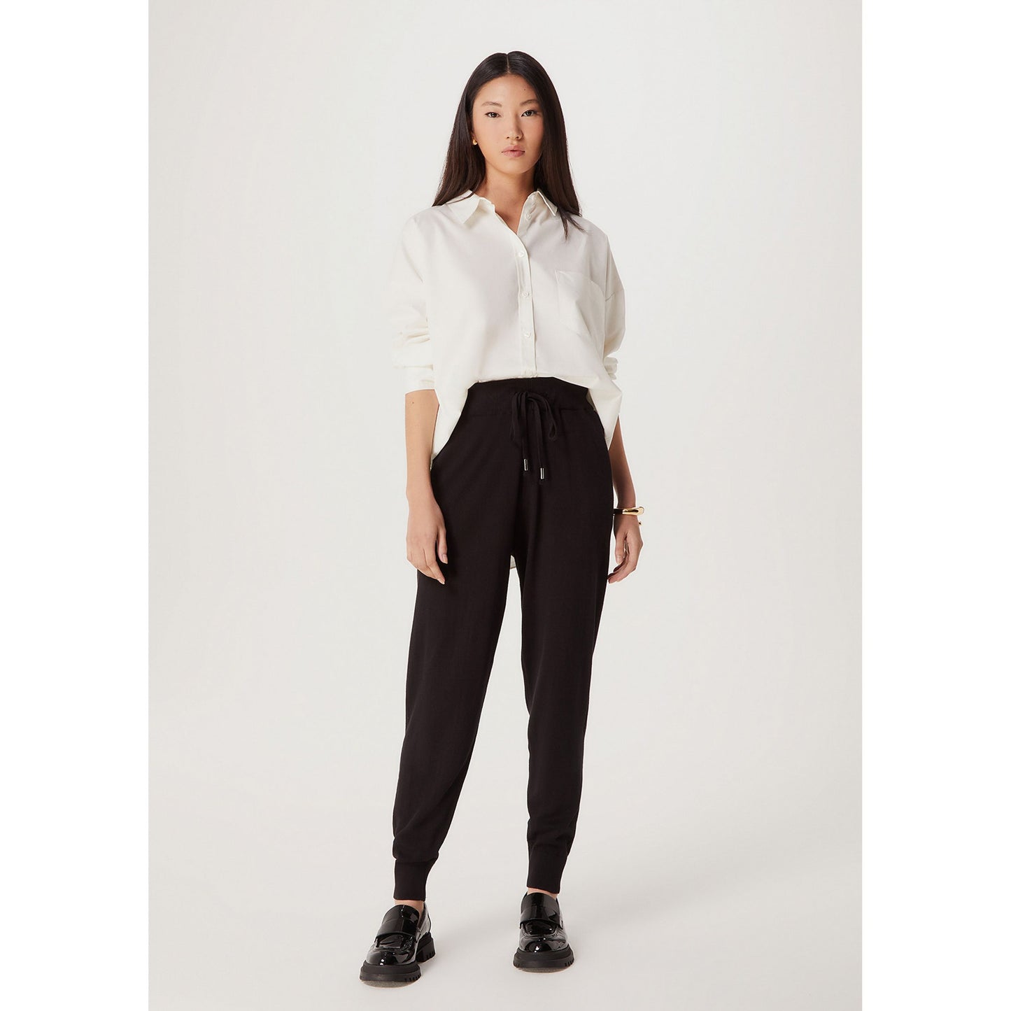 Pantaloni da jogging basic a vita alta da uomo