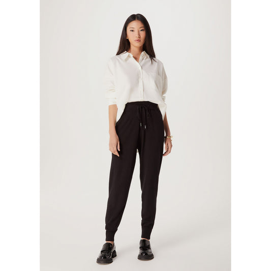 Pantalón jogger de punto de cintura alta básico para hombre