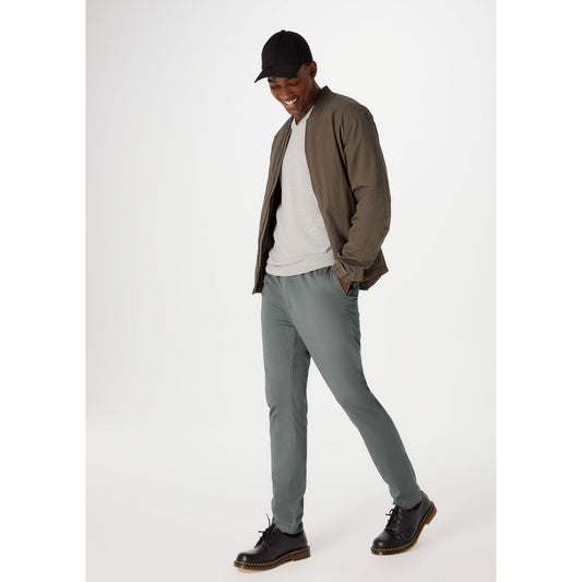 Pantaloni da uomo in twill dal taglio dritto