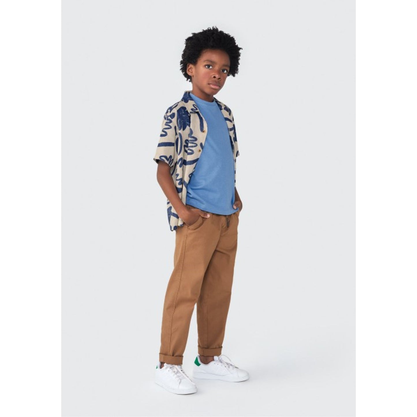 Pantaloni da bambino in twill