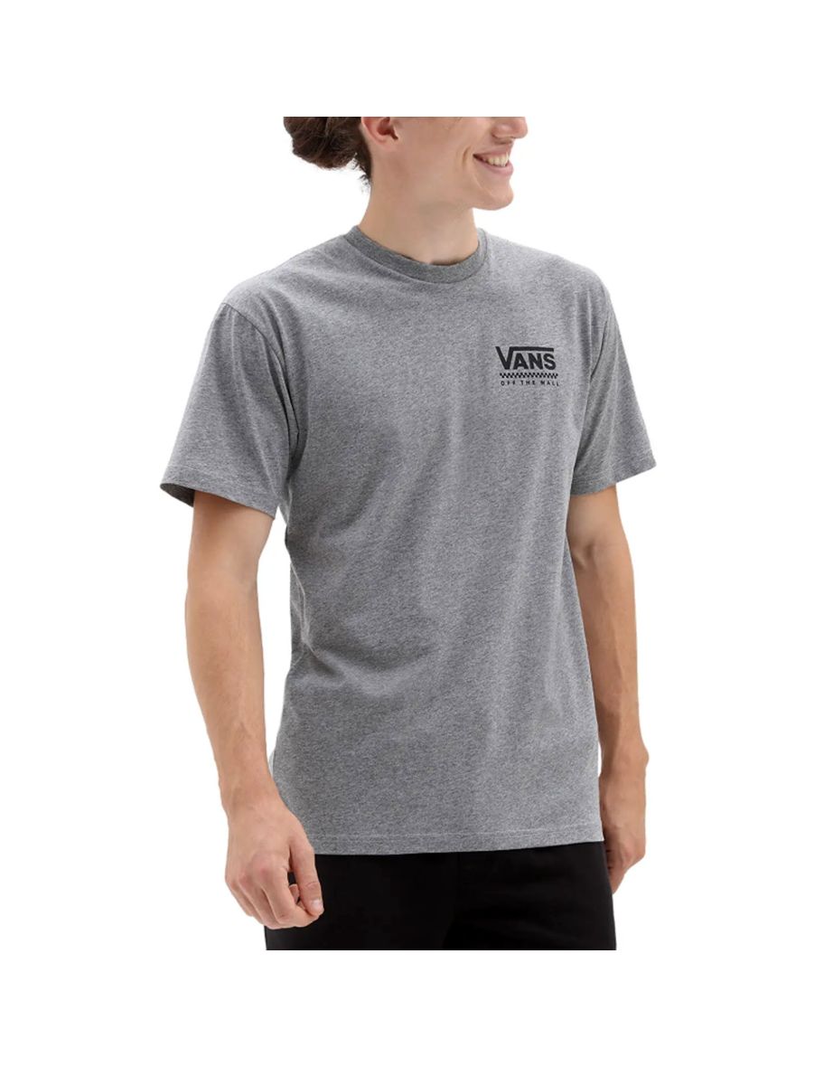 Maglietta Vans Orbiter a manica corta e girocollo da uomo - Grigio Heather