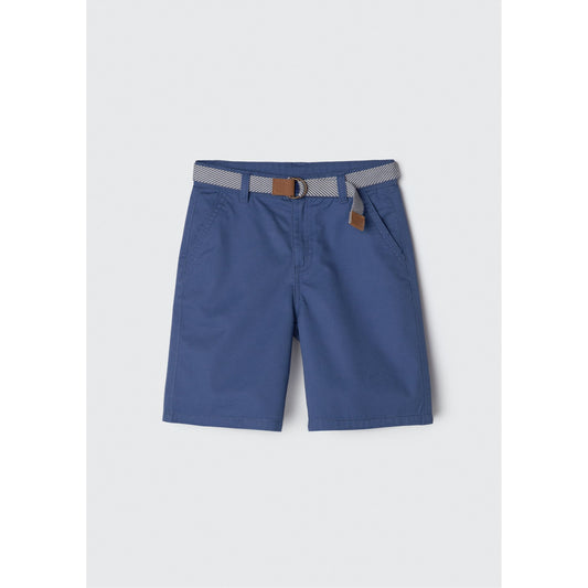 Pantaloncini da ragazzo in twill con cintura