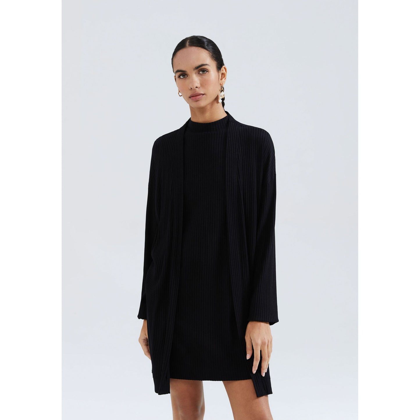 Chaqueta de punto elástico para hombre