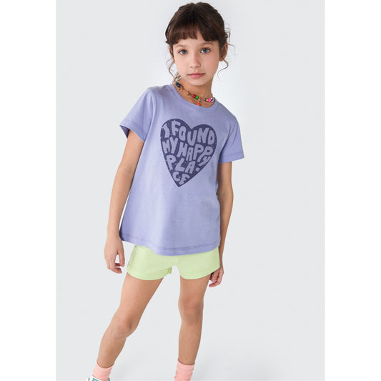 Shorts curtos básicos para meninas