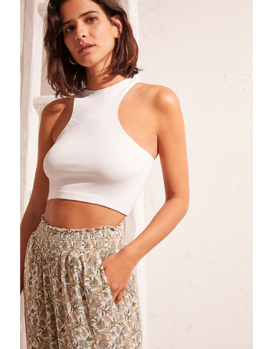 Pantaloni lunghi stampati verdi