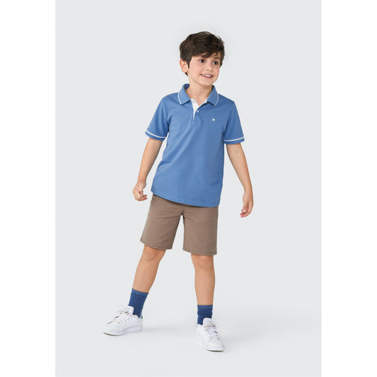 Pantaloncini da bambino in twill