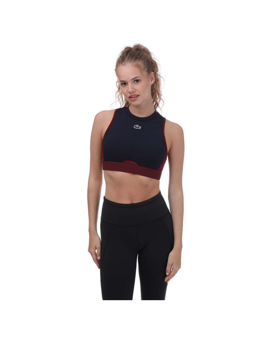 Reggiseno sportivo elasticizzato Lacoste Donna