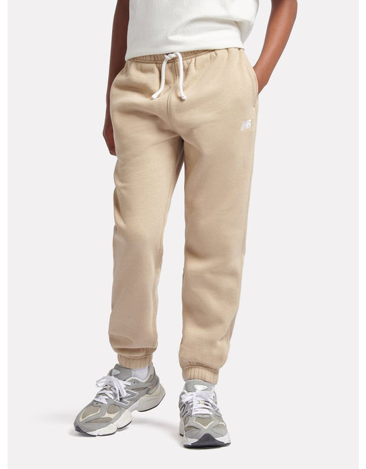 Joggers beige para chicos con detalle de logotipo pequeño