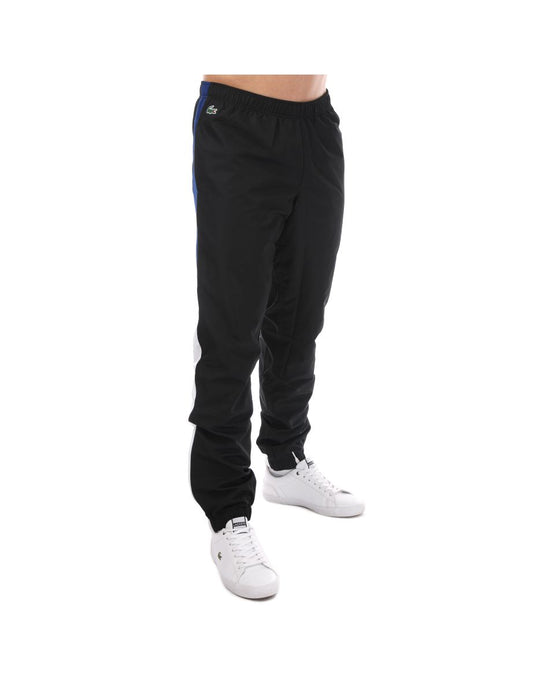 Pantaloni Lacoste Sport Tennis da uomo con stampa laterale in bianco