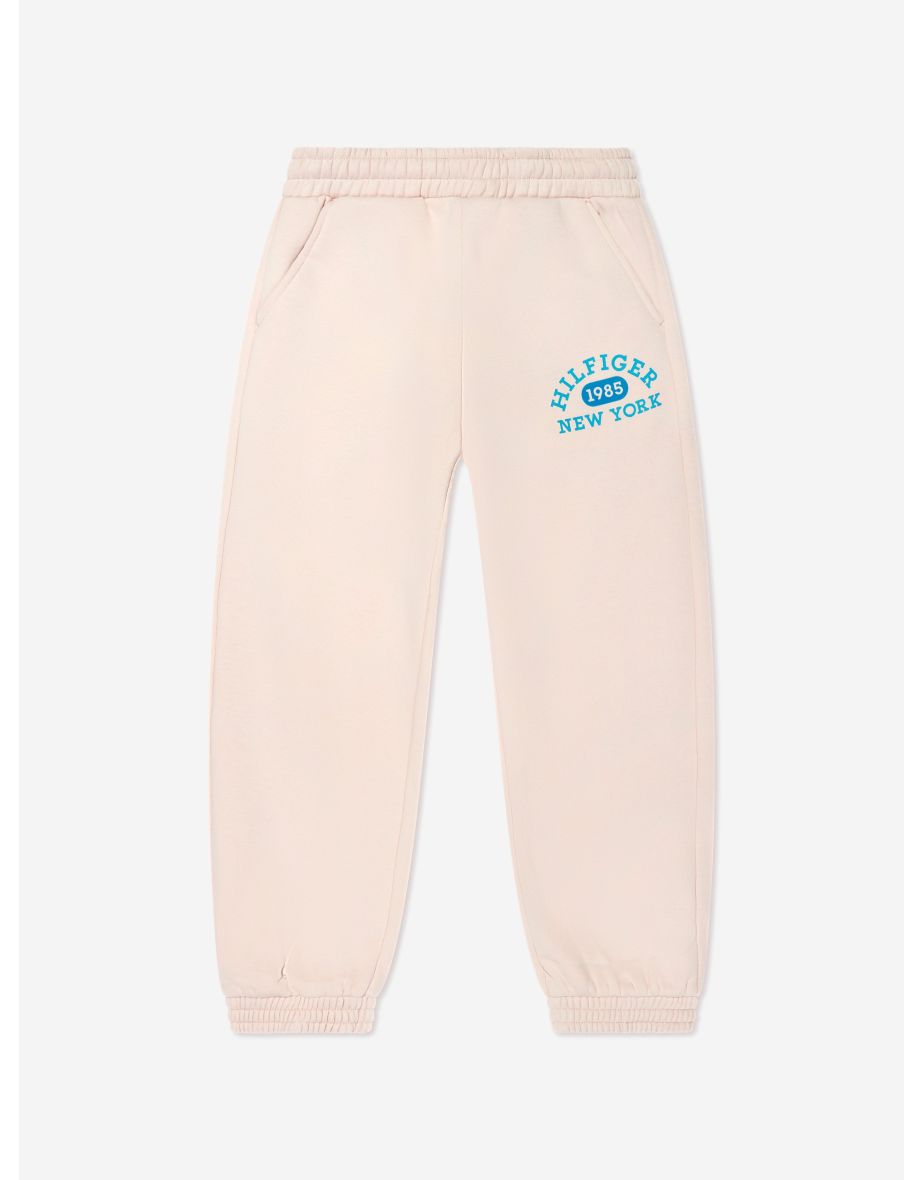 Pantaloni da bagno Varsity Tommy da bambina in beige
