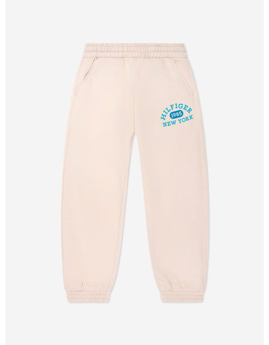 Pantaloni da bagno Varsity Tommy da bambina in beige