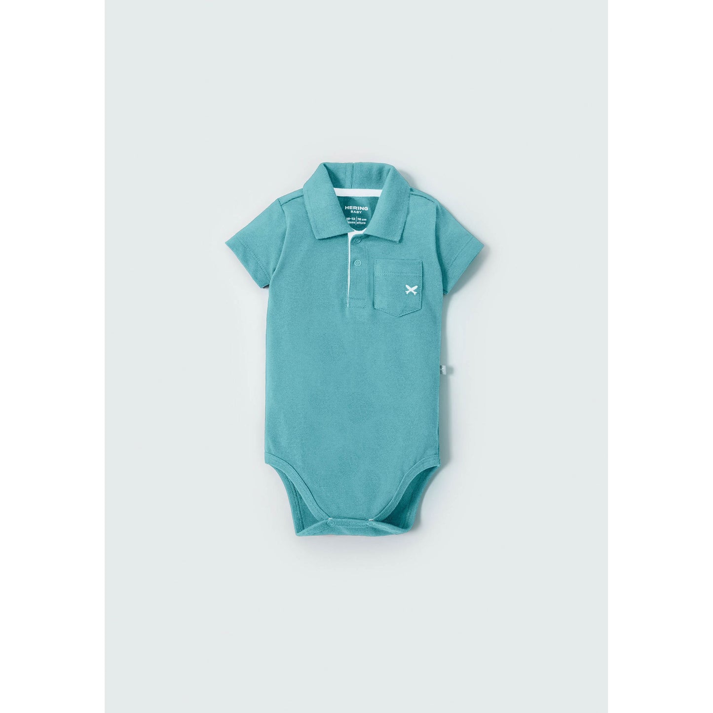 Camicia con colletto a polo per bambino con ricamo