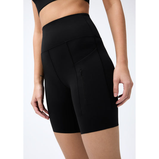 Men's Biker Shorts with 6 Pockets and Laser Cut Design