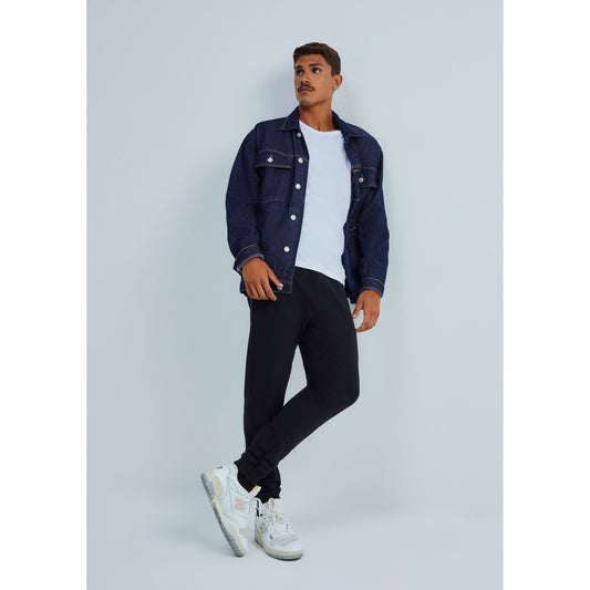 Pantaloni da ginnastica basic in pile da uomo